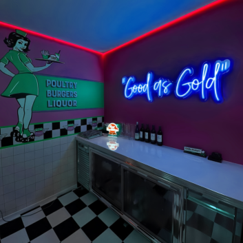 Golden Glory Good as Gold Neon Sign