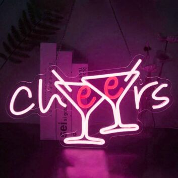 Festive Cheers Neon Sign