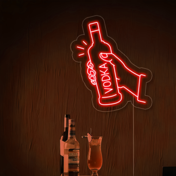 Customize Intense VODKA Drinking Neon Sign