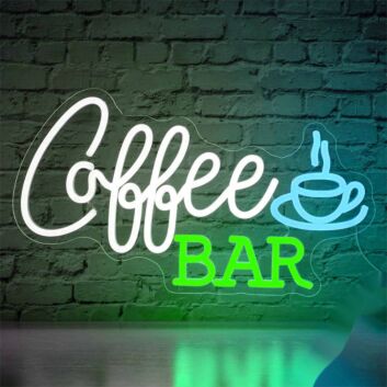 Customize Coffee Bar Moments Neon Sign