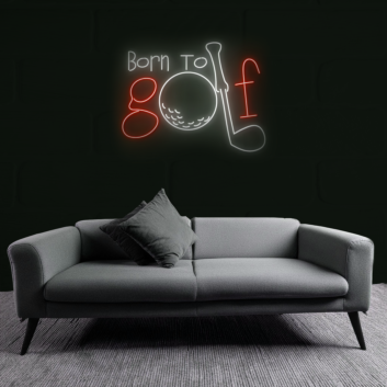 Born to Golf Neon Sign
