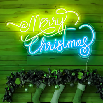 Merry Christmas Neon Sign