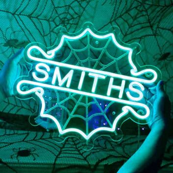 Customize Halloween Spider Web Decor Neon Sign