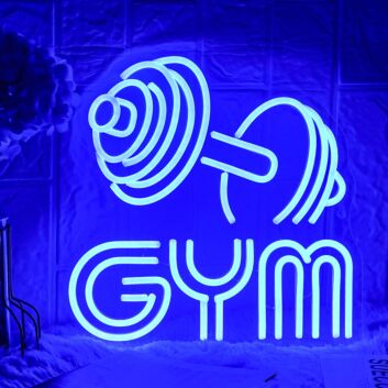 Customize Gym Dumbbell Neon Sign