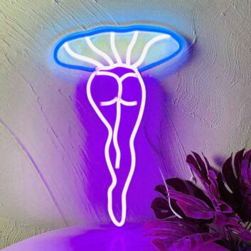 Ballet Skirt and Leg Lines Neon Sign