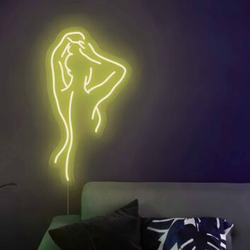 Womans Back Curve Neon Sign