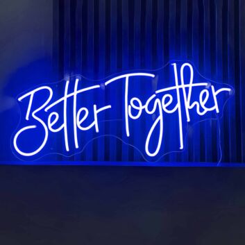 Better Together Romantic Style 2 Neon Sign