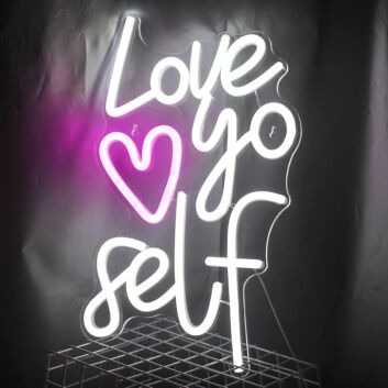 Love Yourself Neon Sign to Light Up Your Room