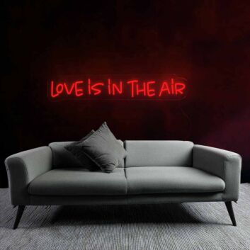 Romantic Love Is In The Air Neon Sign