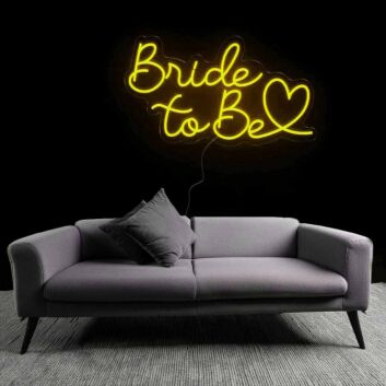 Excited Bride To Be Neon Sign