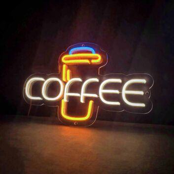 Customize Coffee Bold Neon Sign