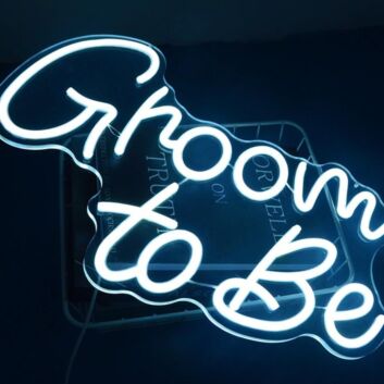 Dashing Groom to Be Neon Sign