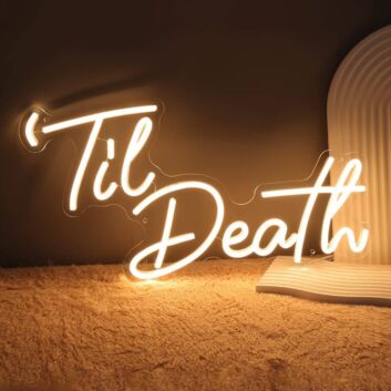 Death Marriage Room Wall Neon Sign