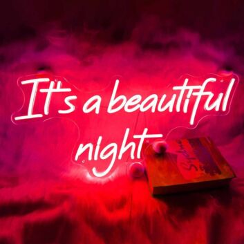 It's a Beautiful Night Marriage Room Wall Neon Sign