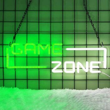 Vibrant Game Zone Game Neon Sign