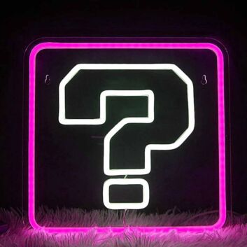 Super Mario Bros. Question Block LED Neon Light