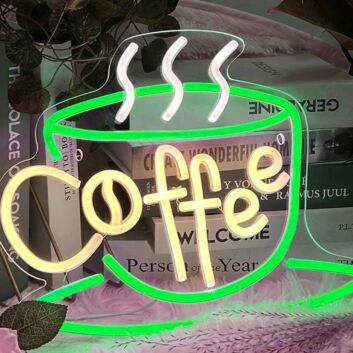Customize Fragrant Coffee Cup Neon Sign