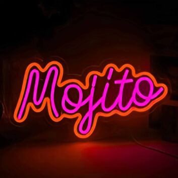 Mojito Bar Drink Neon Sign