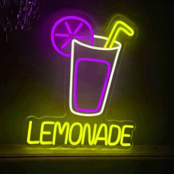 LEMONADE Juice Bar Neon Sign