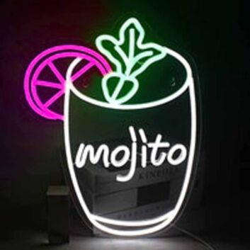 Customize Mojito Drink Neon Sign