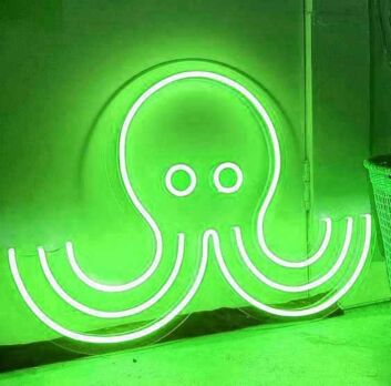 Cute Octopus Animal Neon Sign