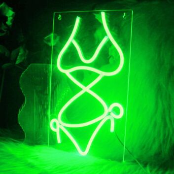 Sexy Bikini Outfit Stylish Neon Sign