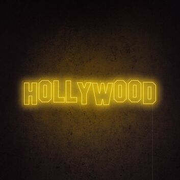 Hollywood Neon Sign for Movie Lovers and Studios