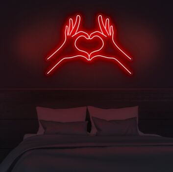 Spread Love Neon Sign for Positive and Loving Spaces