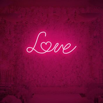 Love Neon Sign for Romantic and Loving Spaces