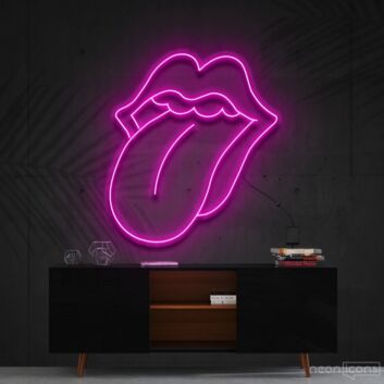 Rolling Stones Neon Sign for Music Lovers and Fans