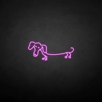 &#39;Stick Dog&#39; neon sign