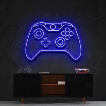 Xbox Controller Neon Sign for Gamers and Entertainment Spaces