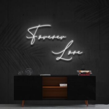 Forever Love Neon Sign for Romantic and Loving Spaces