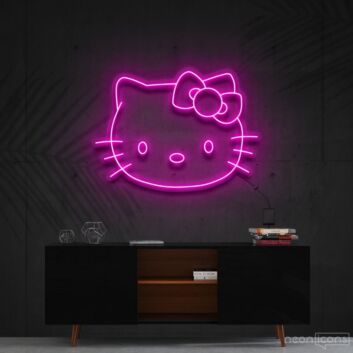 Hello Kitty Neon Sign for Cute and Fun Spaces