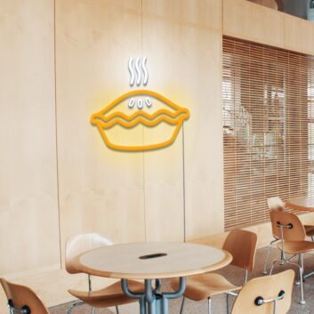 Pie Neon Sign for Bakeries and Dining Areas