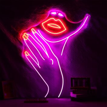 Nails Neon Sign for Beauty and Personal Care Spaces