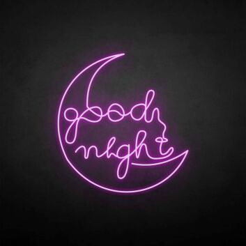 Good night&#39; neon sign