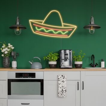 Sombrero Neon Sign for Fun and Festive Decor