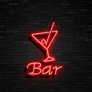 Bar Neon Sign for Bars and Social Spaces