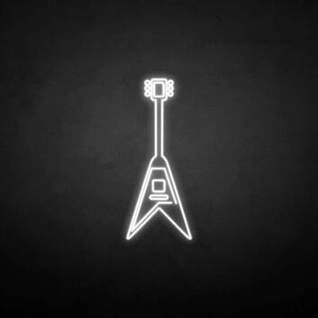 &#39;Electric Guitar&#39; neon sign