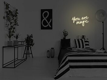 You Are Magic Neon Sign for Inspirational and Positive Spaces