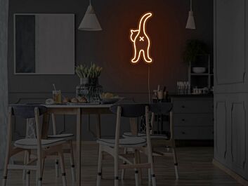 Cat Butt for Cat Lovers Neon Sign for Playful and Fun Spaces
