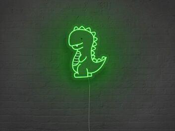 Dinosaur Neon Sign for Kids and Fun Spaces