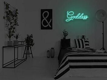 Goddess Neon Sign for Empowering and Spiritual Spaces