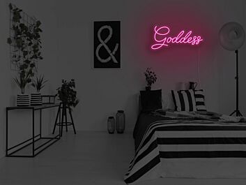 Goddess Neon Sign for Empowering and Spiritual Spaces