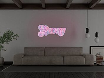 Groovy Neon Sign for Retro and Fun Decor