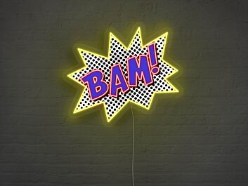 Pow And Bams Neon Sign for Comic Book Fans