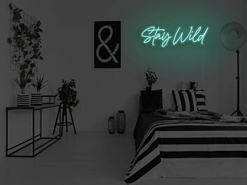 Stay Wild Version 2 Neon Sign for Fun and Playful Spaces