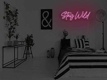 Stay Wild Version 2 Neon Sign for Fun and Playful Spaces
