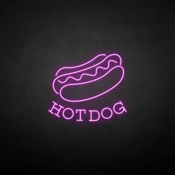 Customize &#39;Hot dog&#39; neon sign
